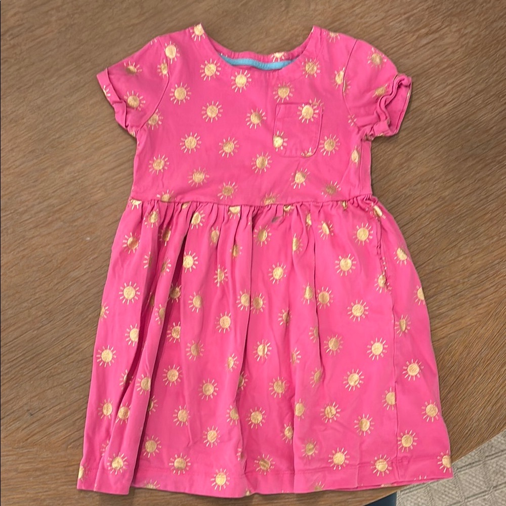 Boden Pink Sunshine Girls Dress Size 7-8